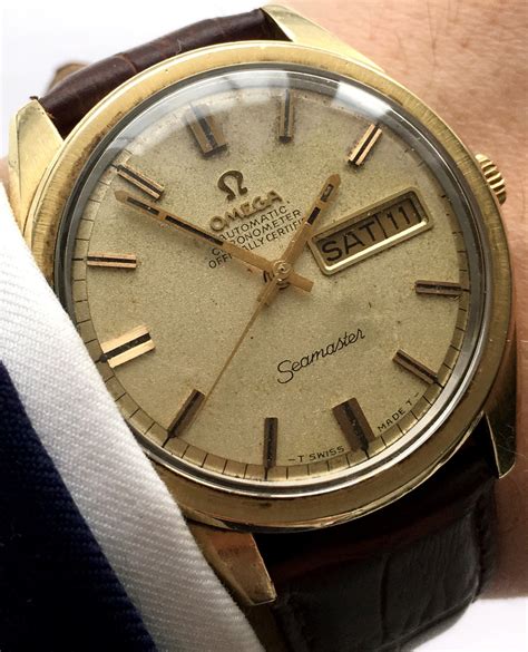 vintage omega seamaster chronometer day date|vintage Omega Seamaster price guide.